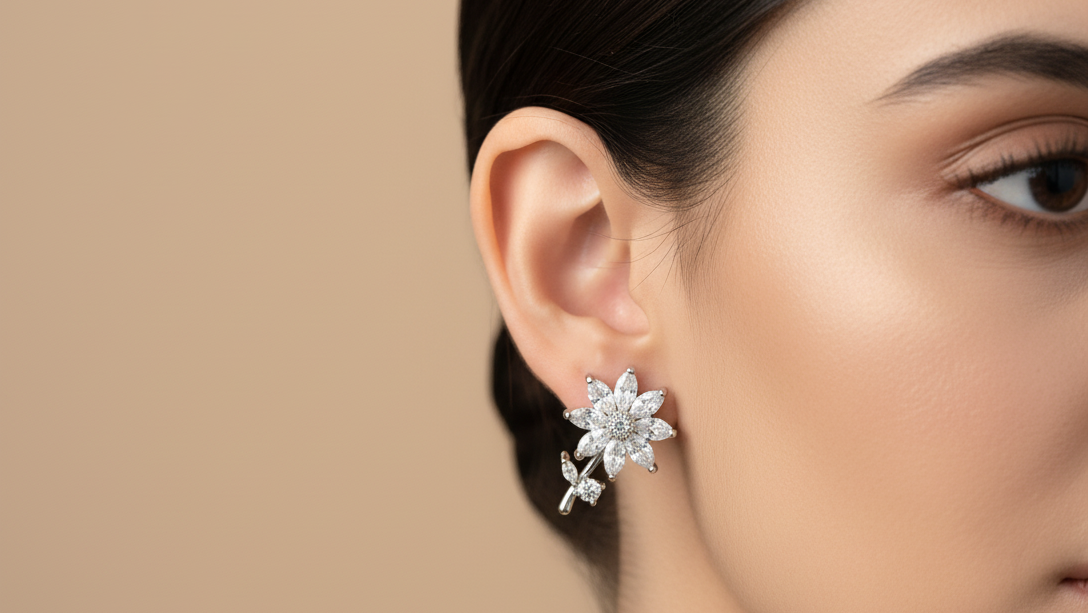Blooming Radiance Floral Studs