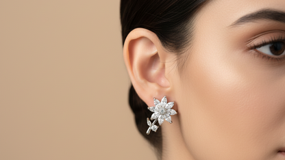 Blooming Radiance Floral Studs
