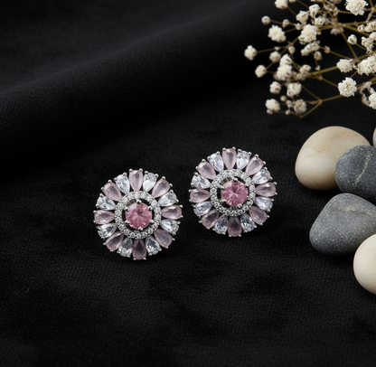 Stellar Bloom Diamond Studs