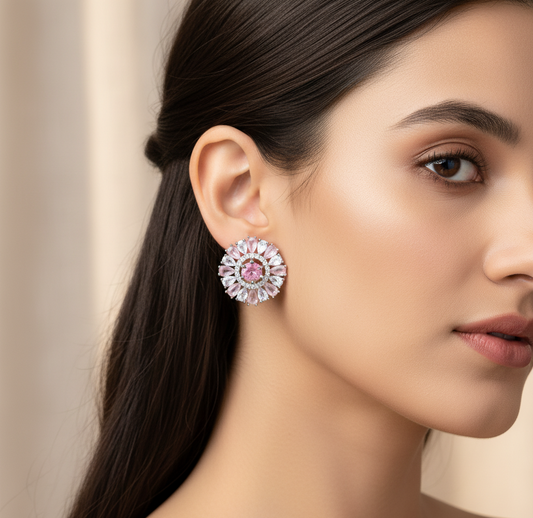 Stellar Bloom Diamond Studs
