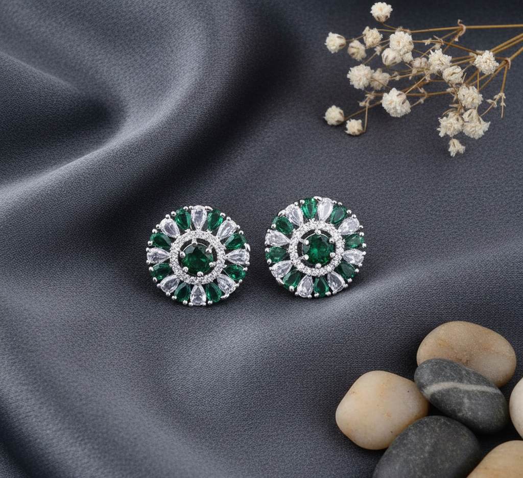 Stellar Bloom Diamond Studs