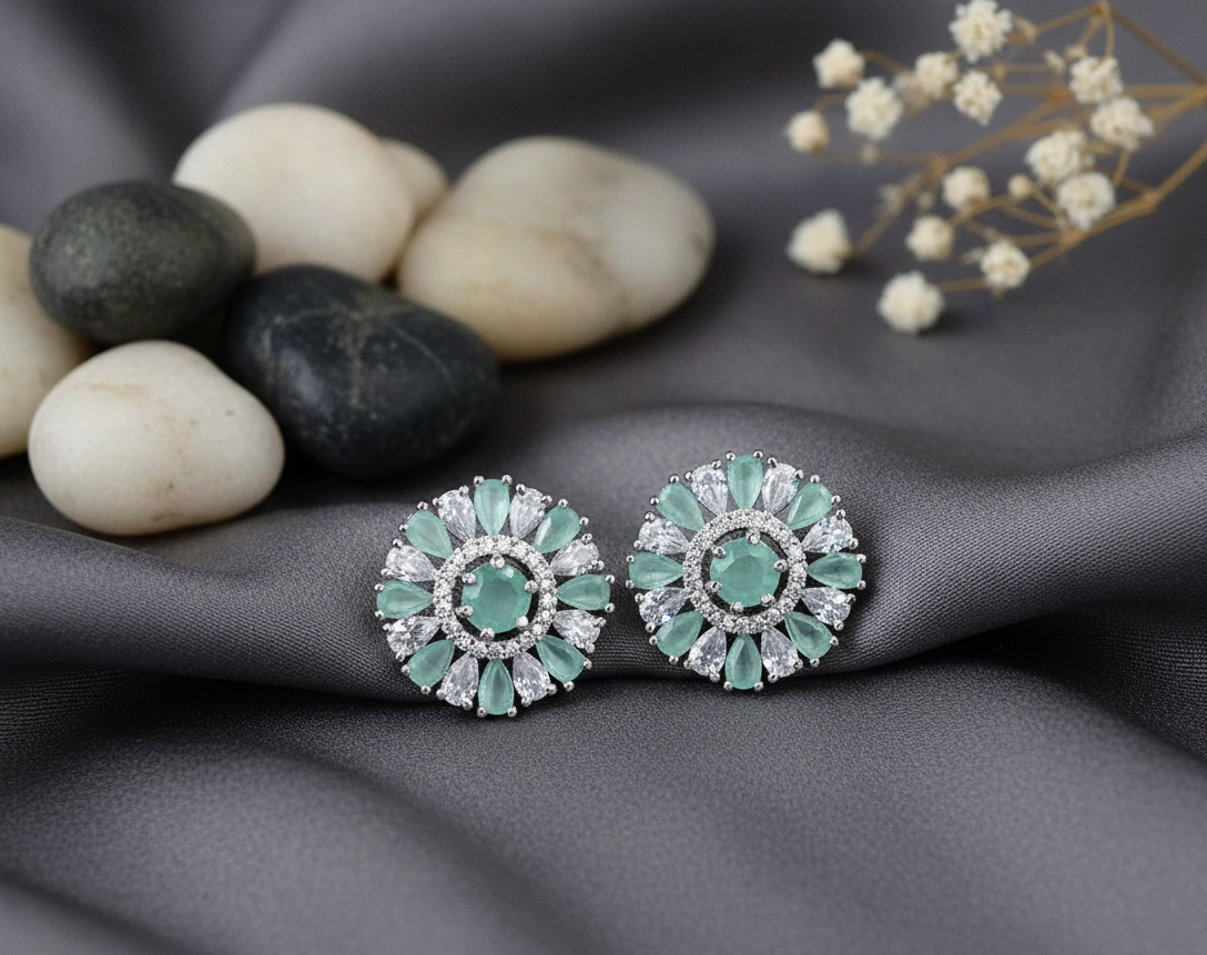Stellar Bloom Diamond Studs