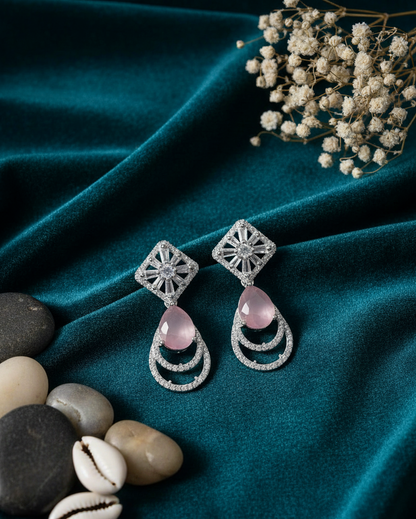 Royal Teardrop Sapphire Danglers