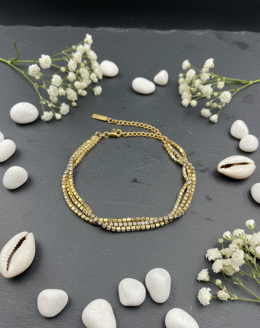 Dazzling Cascade Bracelet