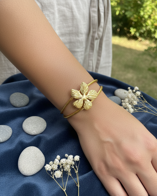 Golden Cloverleaf Cuff