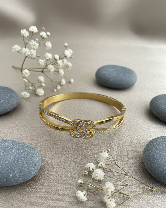 Dazzling Interlock Bangle