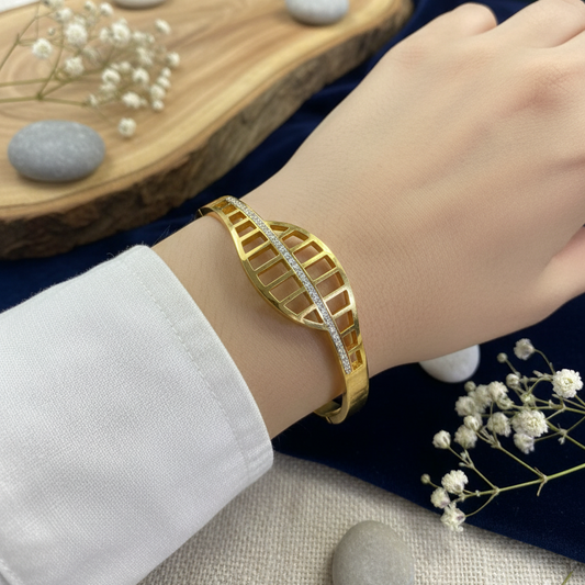 Geometric Pave Bracelet