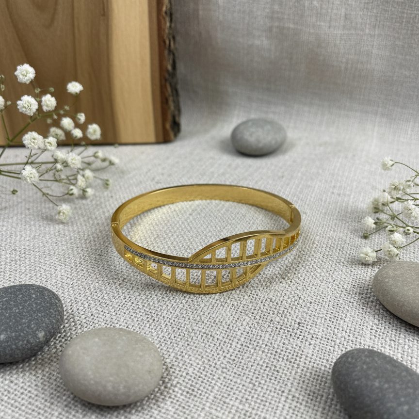 Geometric Pave Bracelet