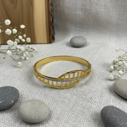 Geometric Pave Bracelet