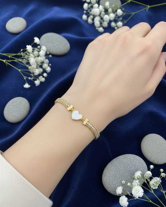 Beloved Heart Chain Bracelet