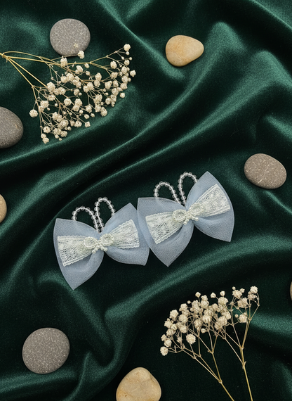 Luminous Mesh Hair Bows