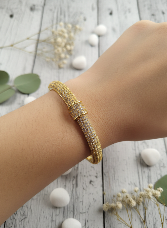 "Gleaming Pave" Crystal Bracelet