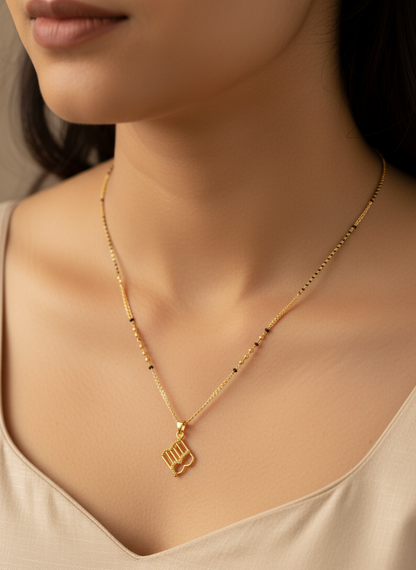 Geometric Charm Mangalsutra
