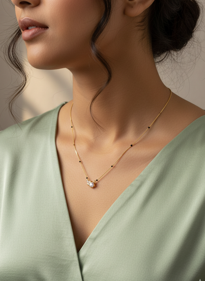Dainty Blossom Mangalsutra