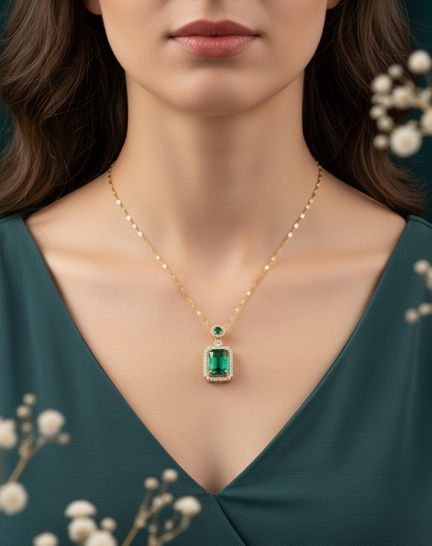 Regal Emerald Charm