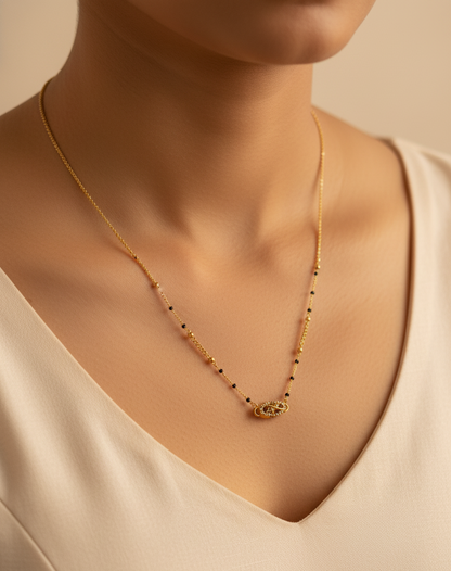 Crimson Charm Mangalsutra