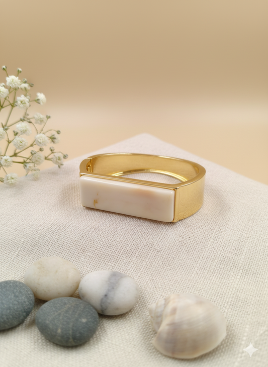 Ivory Gleam Cuff