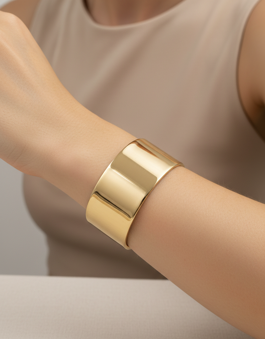 Luminous Golden Cuff