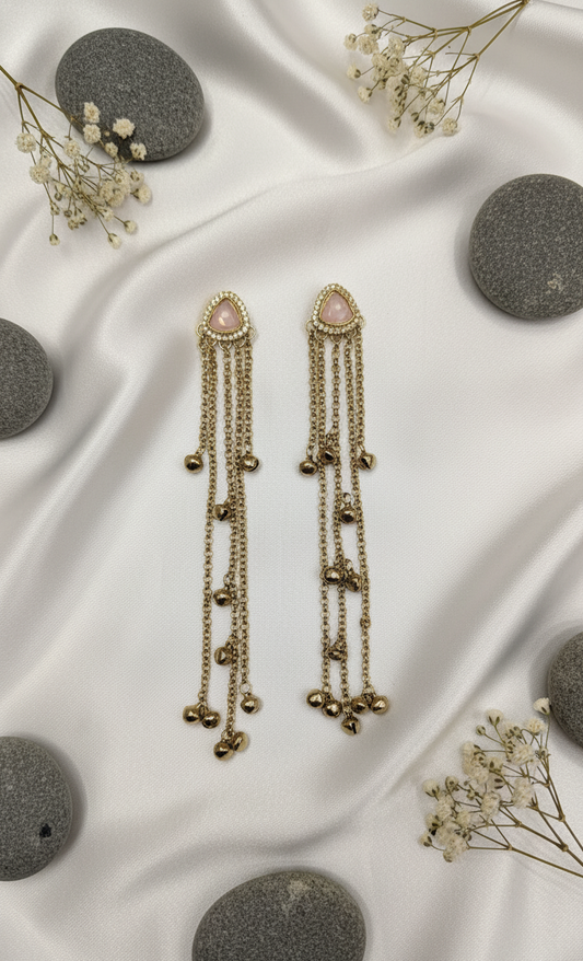 Emerald Cascade Drop Earrings