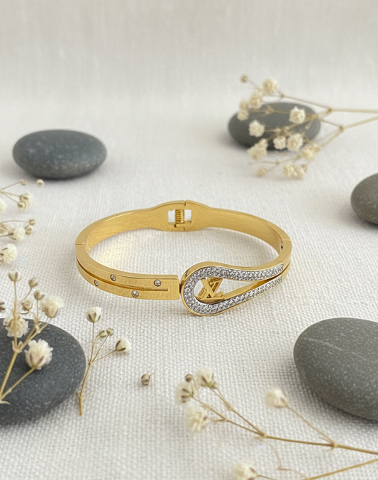 Elegant Embrace "LV" Bracelet