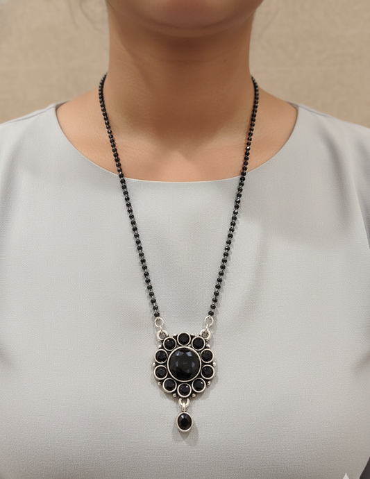 The "Celestial Aura" Clear Stone Necklace