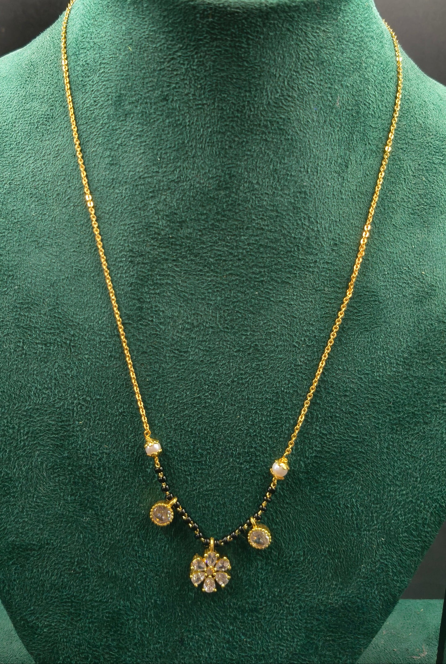 Floral Sparkle Mangalsutra