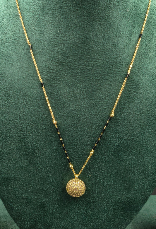 Glimmering Sphere Mangalsutra