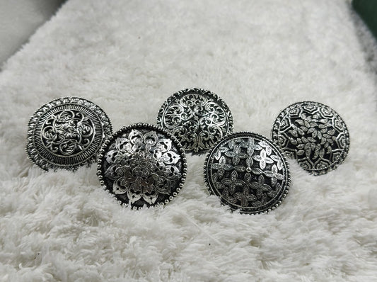 Oxidized Silver (Pack of 5)