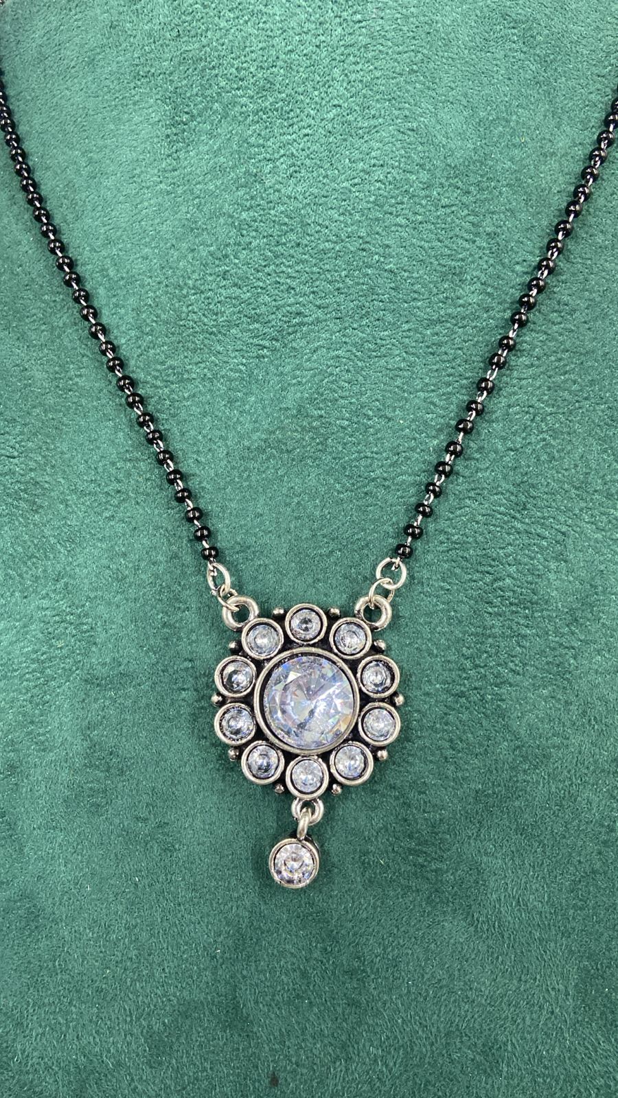 The "Celestial Aura" Clear Stone Necklace