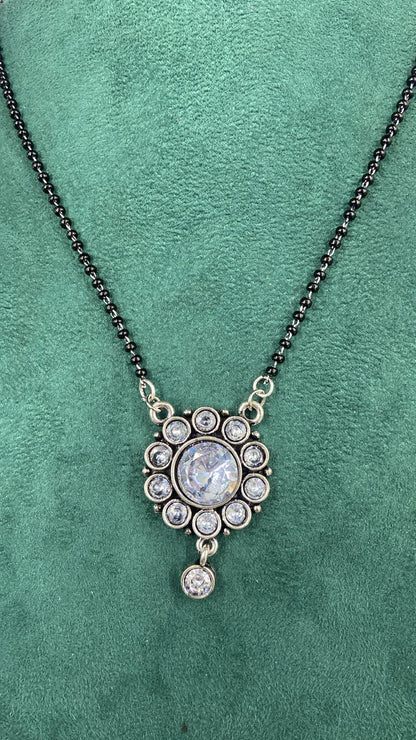 The "Celestial Aura" Clear Stone Necklace