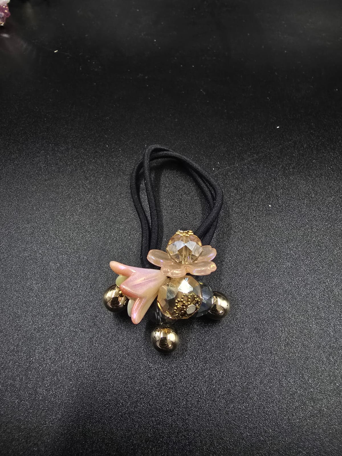 Azure Bloom Hair Tie