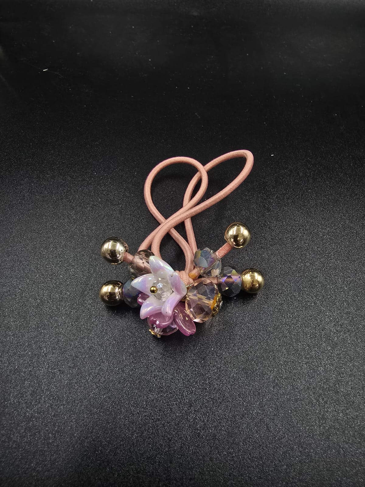 Azure Bloom Hair Tie